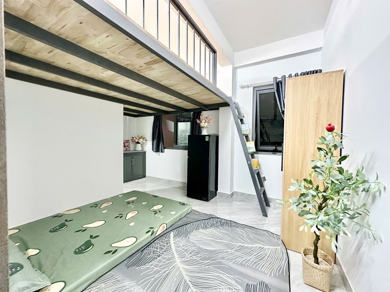 Phòng trọ Duplex 25m2 tại AH Home Tô Ký - Quận 12 - Phòng ngủ