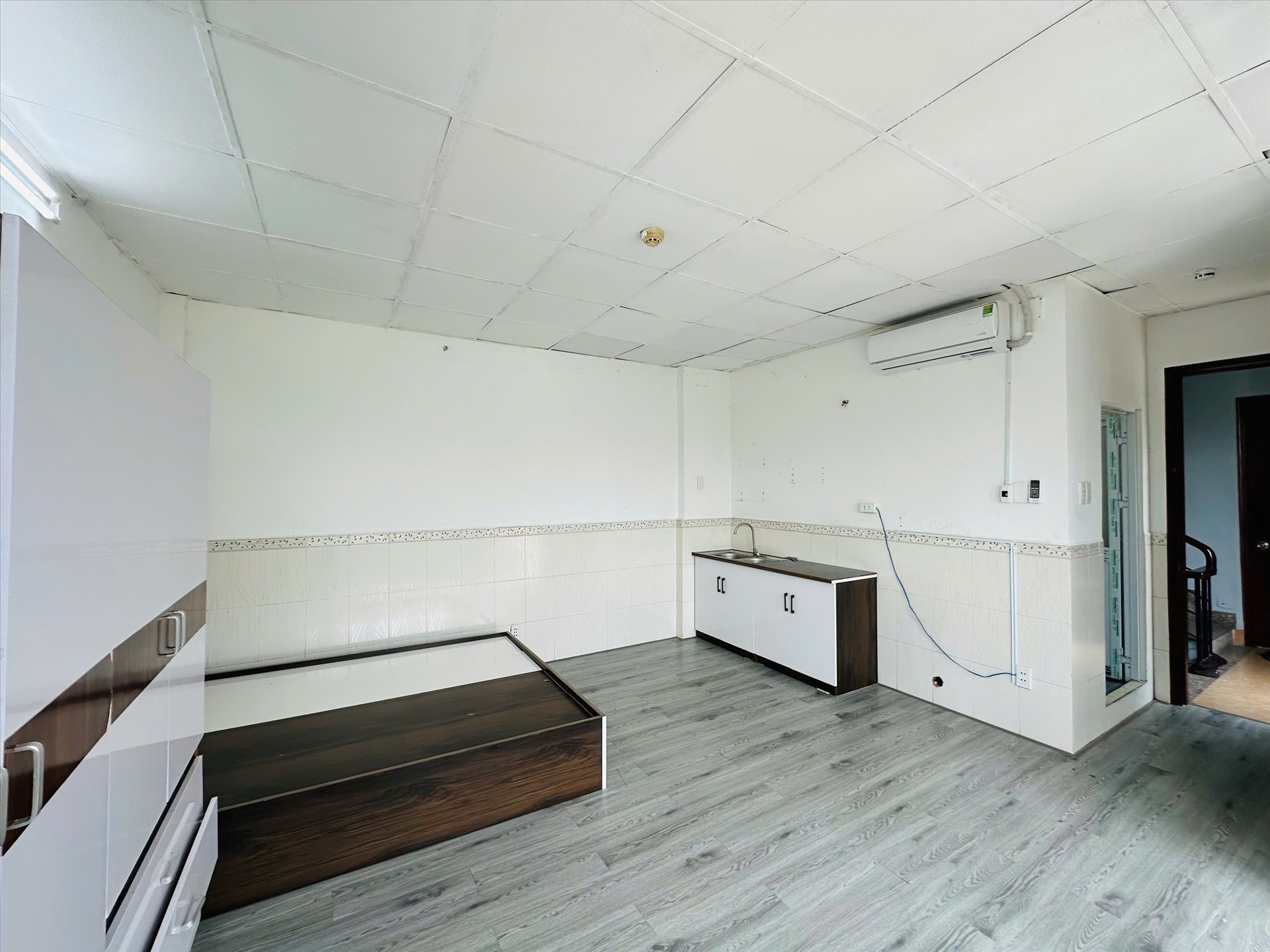 Phòng trọ Studio 30m2 tại AT Room Nguyễn Hồng Đào - Tân Bình - Phòng ngủ