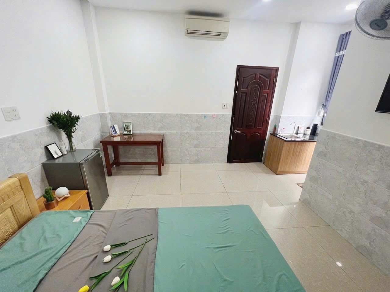 Phòng trọ Studio 22m2 tại Như Ý Home Nguyễn Thiện Thuật  - Quận 3 - Phòng ngủ