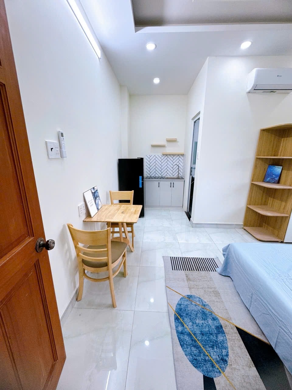 Phòng trọ Studio 35m2 tại AV House 1 Thạnh Lộc 29 - Quận 12 - Phòng ngủ
