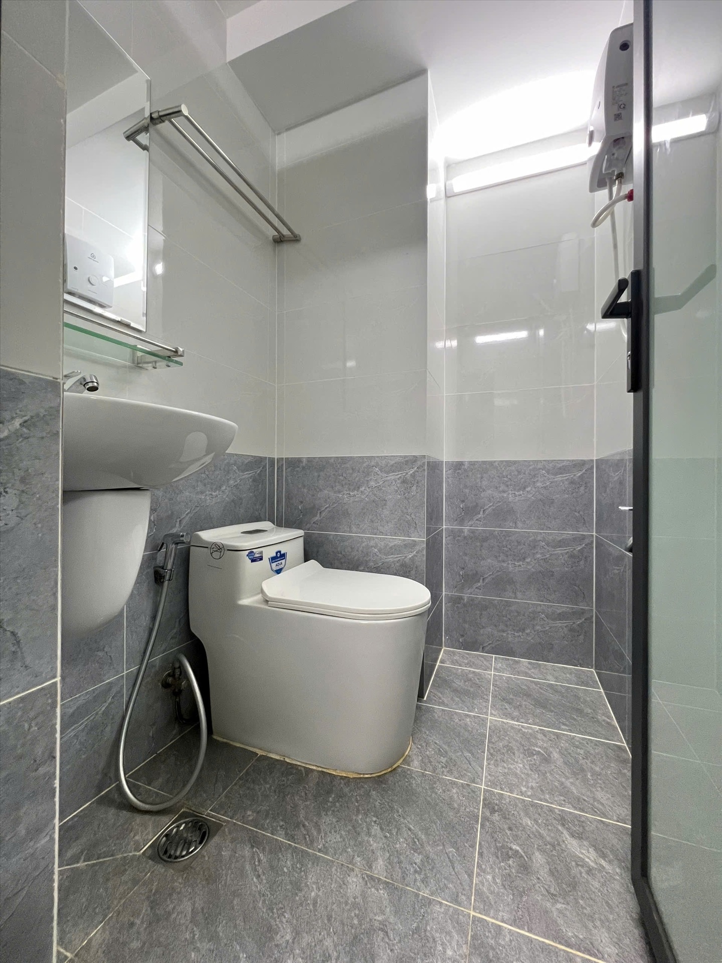 Phòng trọ Studio 25m2 tại The Link House Bình Quới - Bình Thạnh  - Phòng tắm