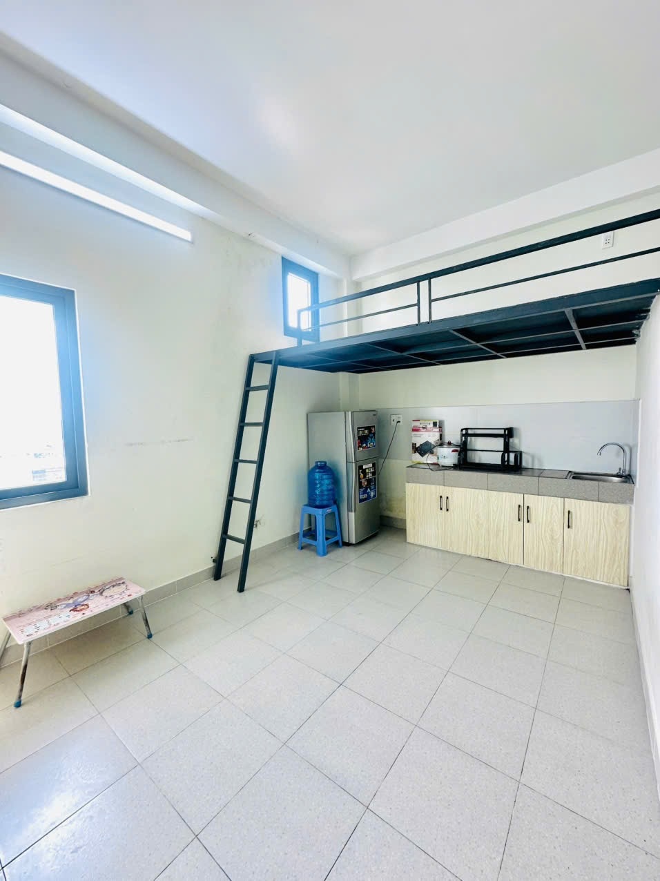 Phòng trọ Duplex 25m2 tại AT House Phan Huy Ích - Gò Vấp - Phòng bếp