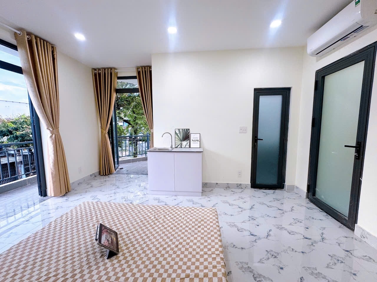 Phòng trọ Studio 40m2 tại AV House Nguyễn Thị Sáu - Quận 12 - Phòng ngủ
