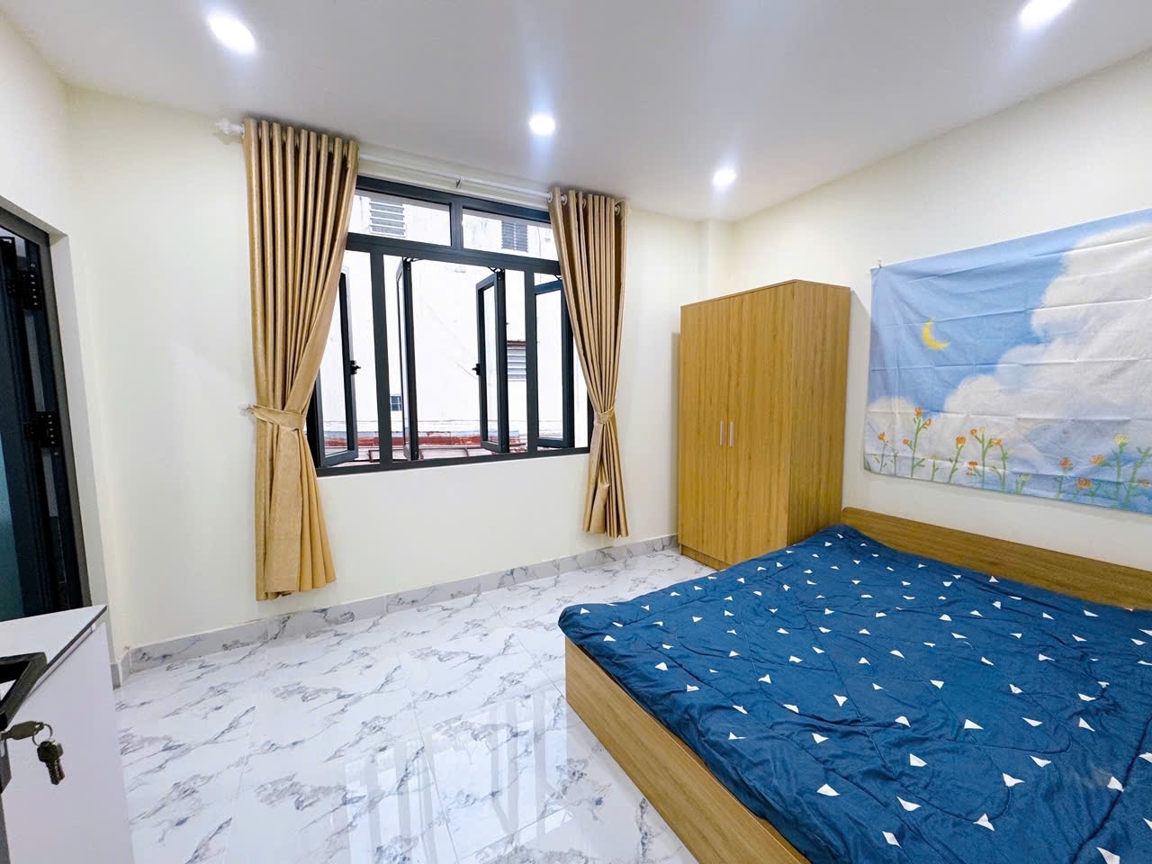Phòng trọ Studio 25m2 tại AV House Nguyễn Thị Sáu - Quận 12 - Phòng ngủ