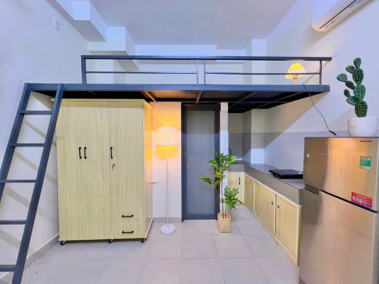 Phòng trọ Duplex 25m2 tại AT House Phan Huy Ích - Gò Vấp - Phòng khách