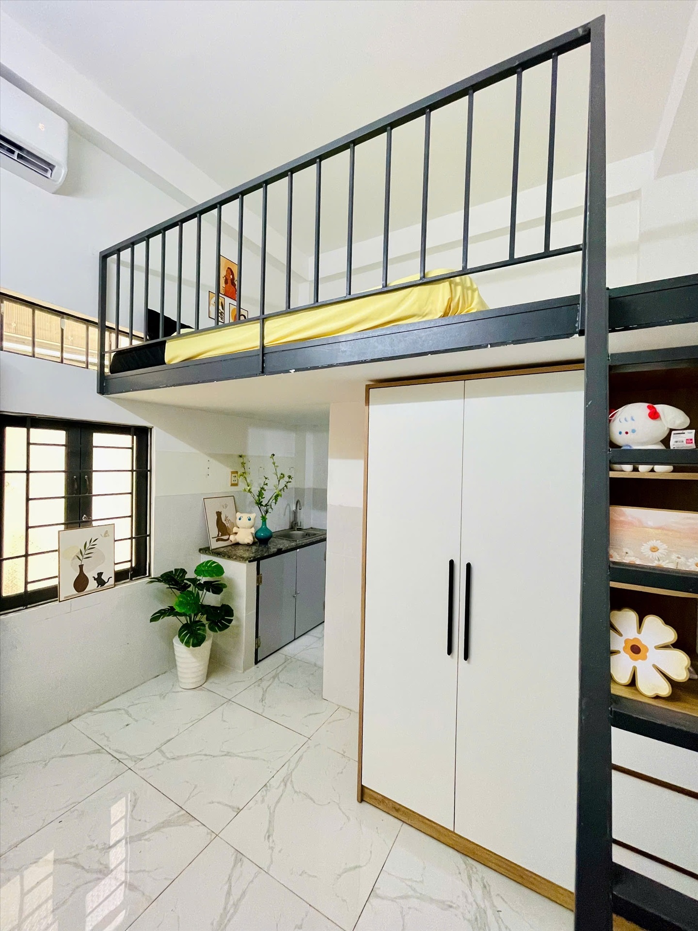 Phòng trọ Duplex 25m2 tại TV Home Nguyễn Văn Công - Gò Vấp - Phòng bếp