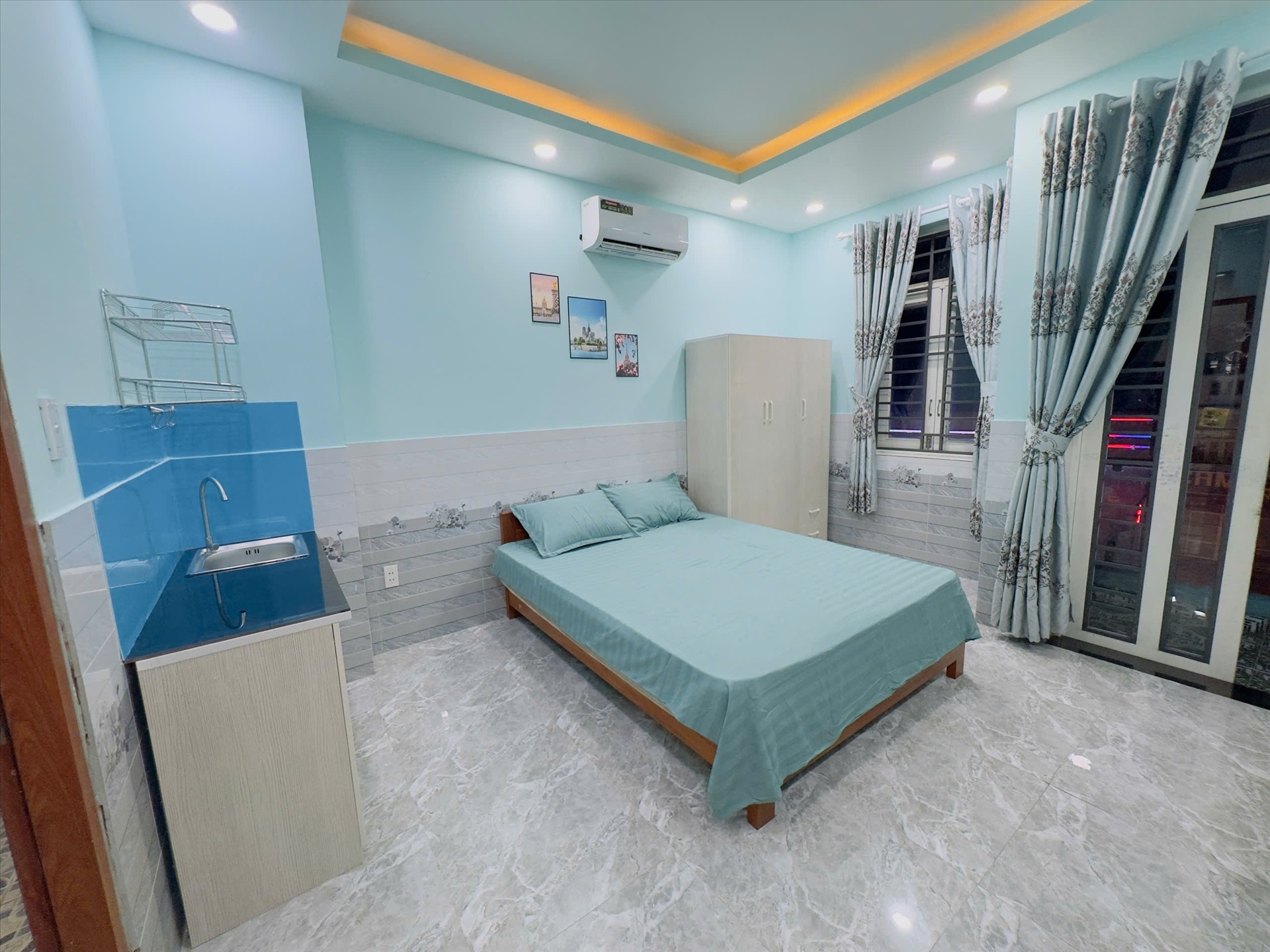 Phòng trọ Studio 30m2 tại HPS House Tây Thạnh - Tân Phú - Phòng ngủ