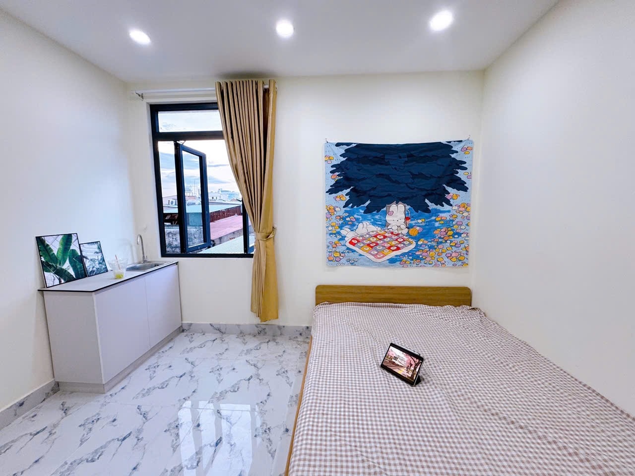 Phòng trọ Studio 25m2 tại AV House Nguyễn Thị Sáu - Quận 12 - Phòng ngủ
