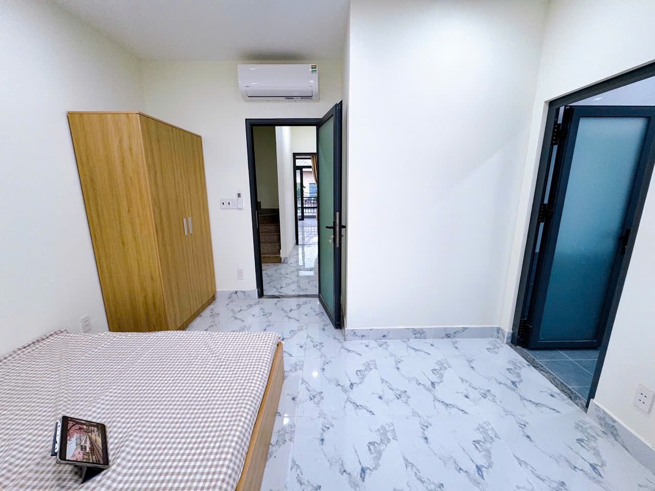 Phòng trọ Studio 25m2 tại AV House Nguyễn Thị Sáu - Quận 12 - Phòng ngủ