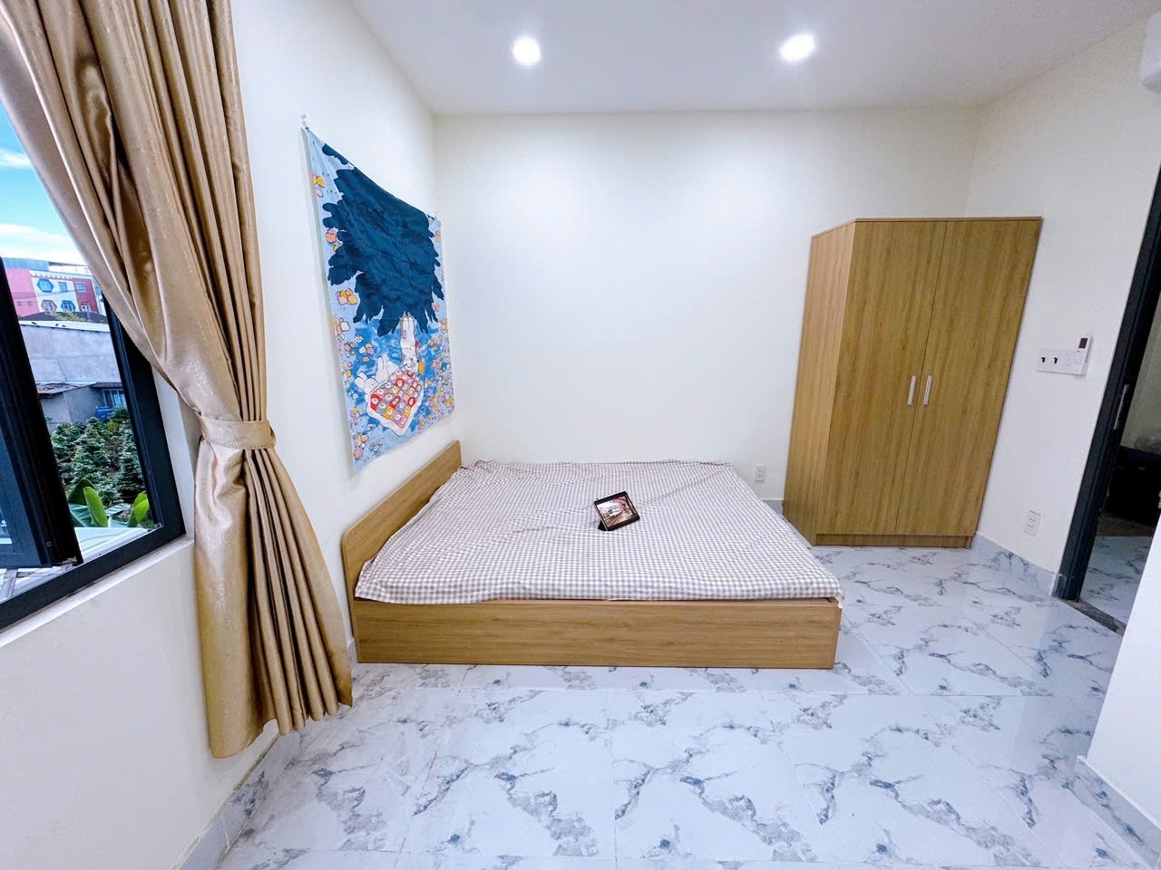 Phòng trọ Studio 25m2 tại AV House Nguyễn Thị Sáu - Quận 12 - Phòng ngủ