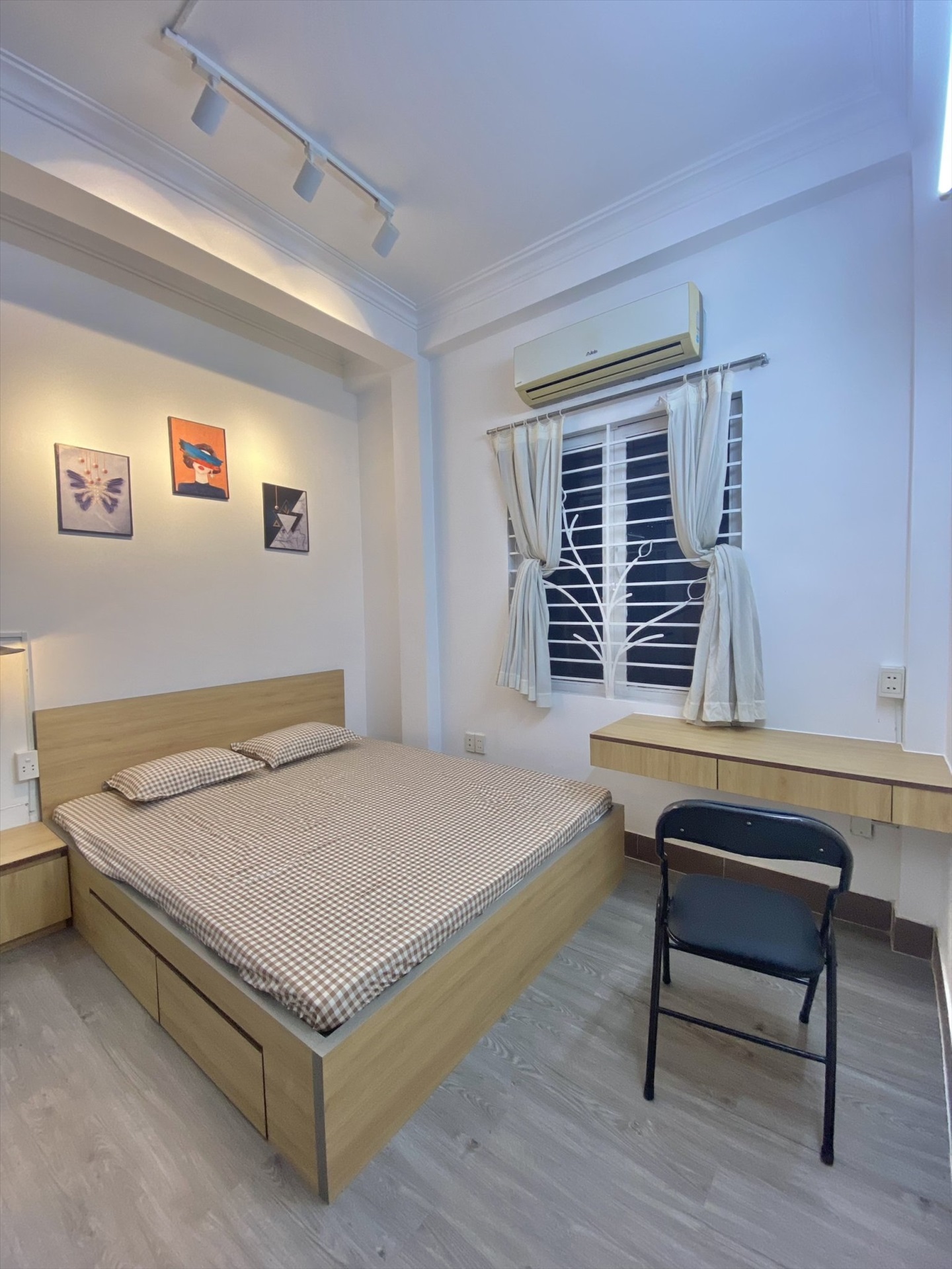 Phòng trọ Studio 30m2 tại NQ Housing Đặng Dung - Quận 1 - Phòng ngủ
