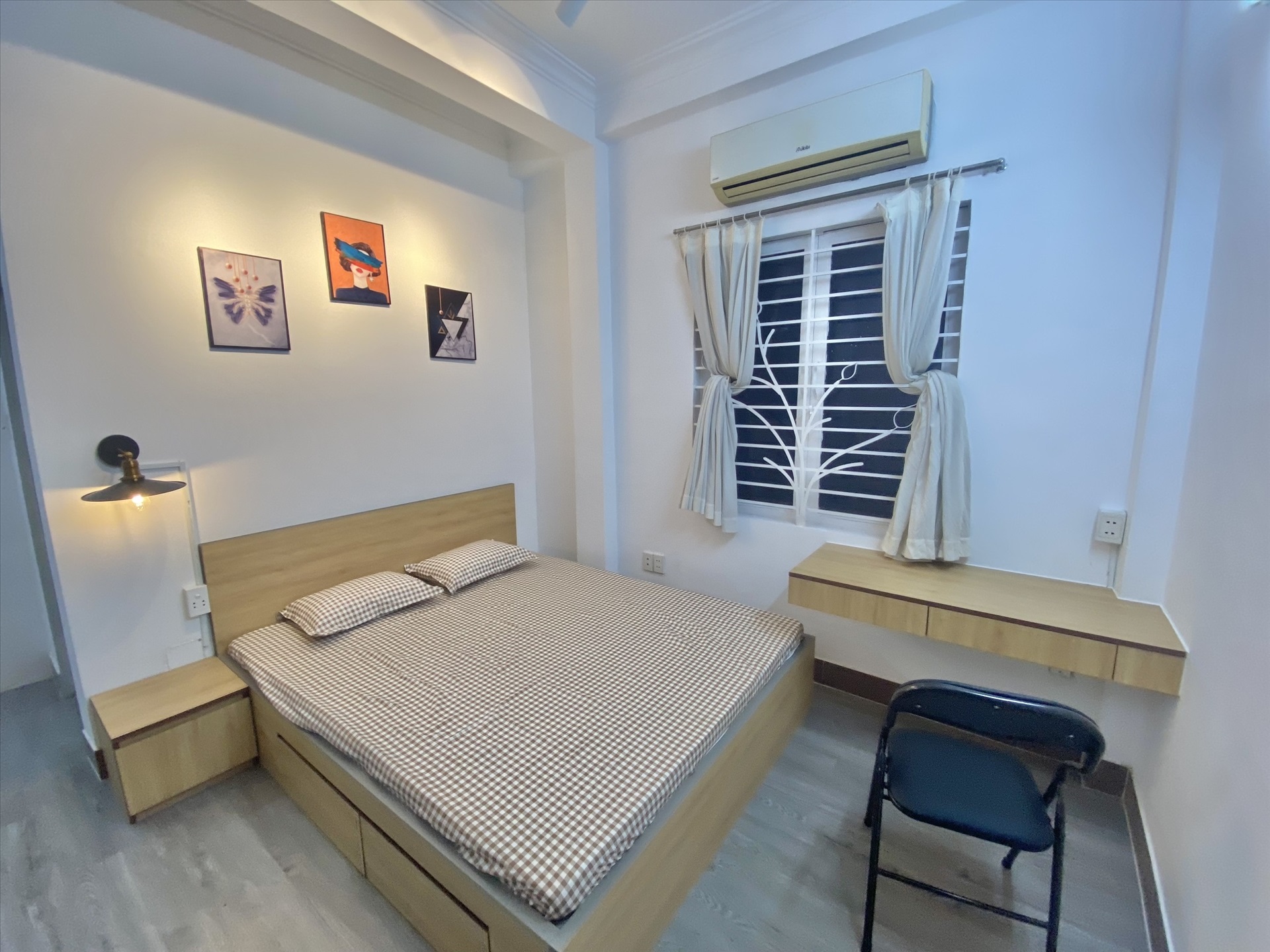 Phòng trọ Studio 30m2 tại NQ Housing Đặng Dung - Quận 1 - Phòng ngủ