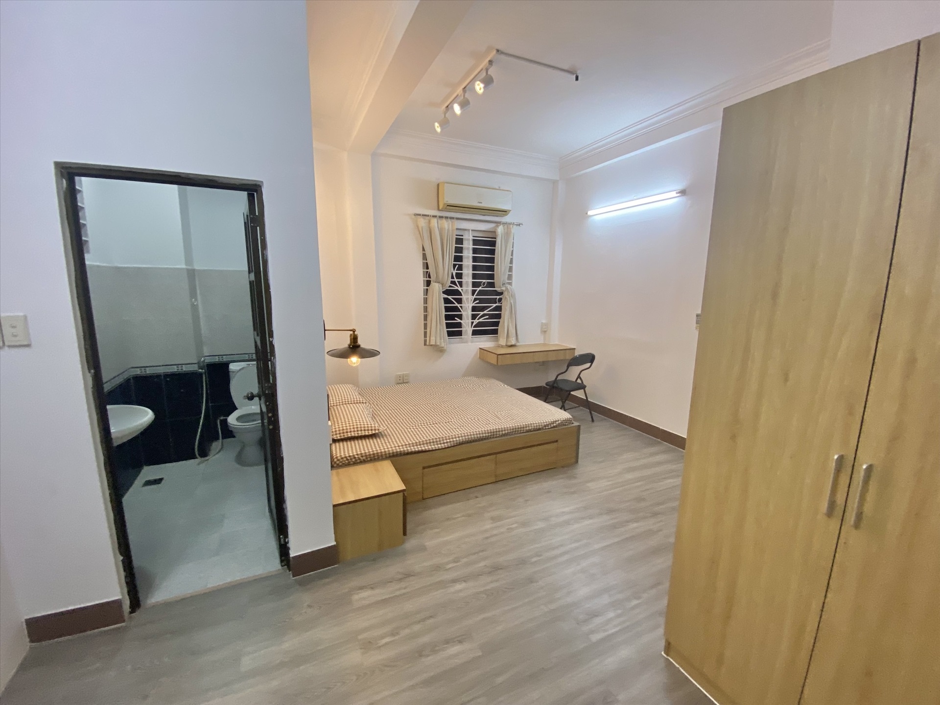 Phòng trọ Studio 30m2 tại NQ Housing Đặng Dung - Quận 1 - Phòng ngủ
