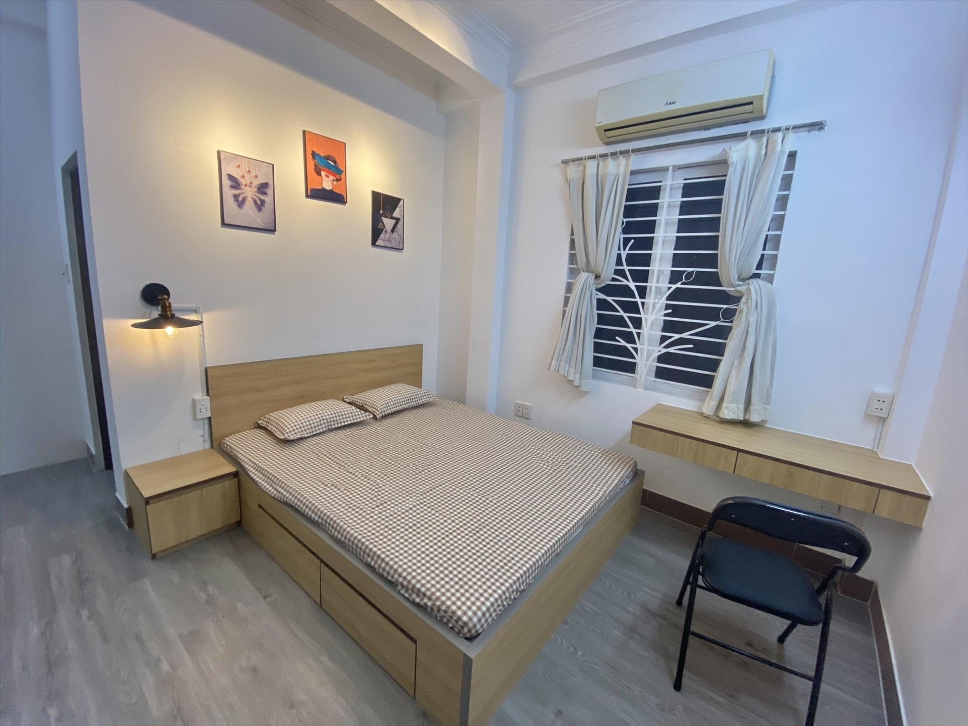 Phòng trọ Studio 30m2 tại NQ Housing Đặng Dung - Quận 1 - Phòng ngủ