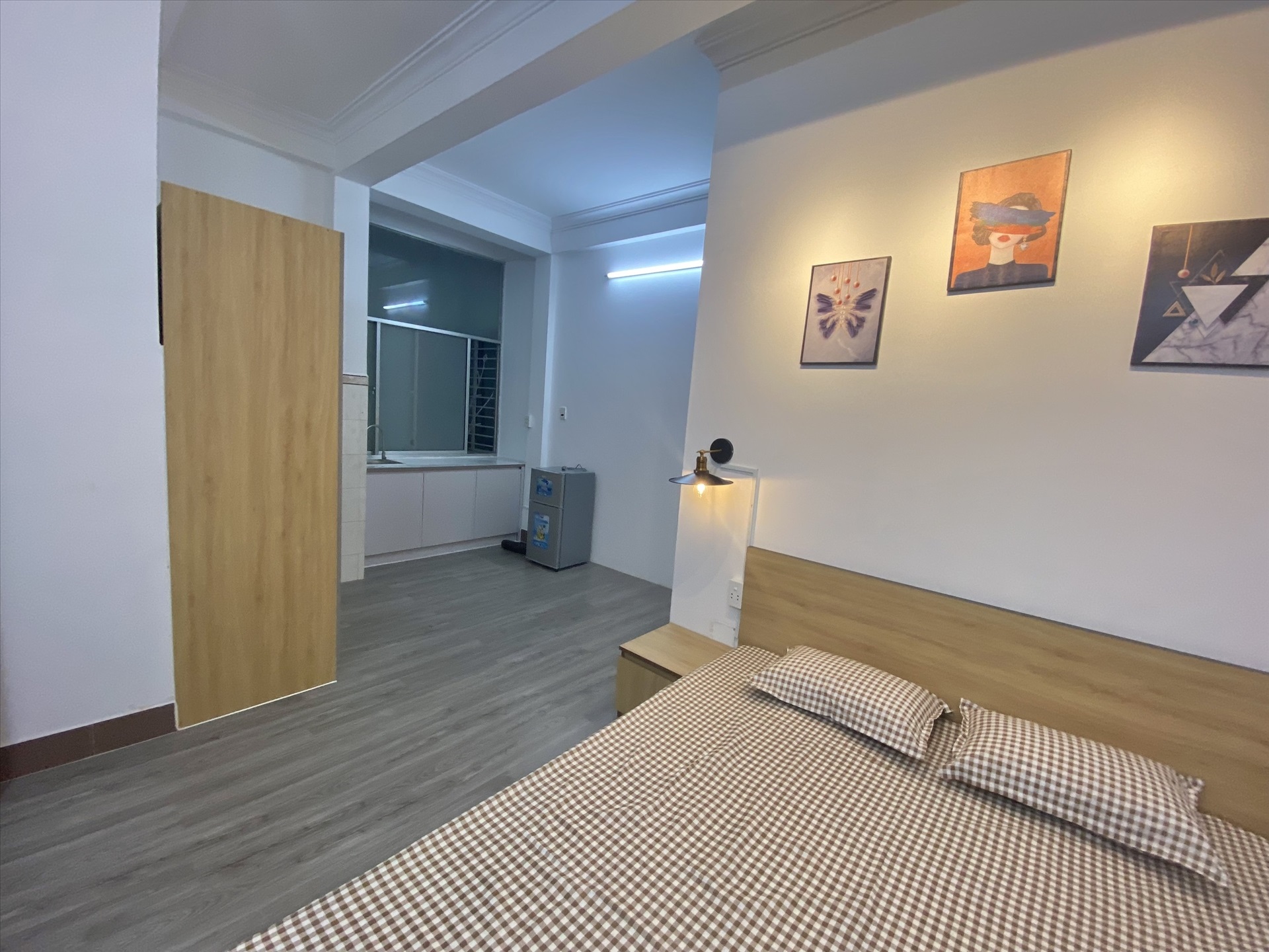 Phòng trọ Studio 30m2 tại NQ Housing Đặng Dung - Quận 1 - Phòng ngủ