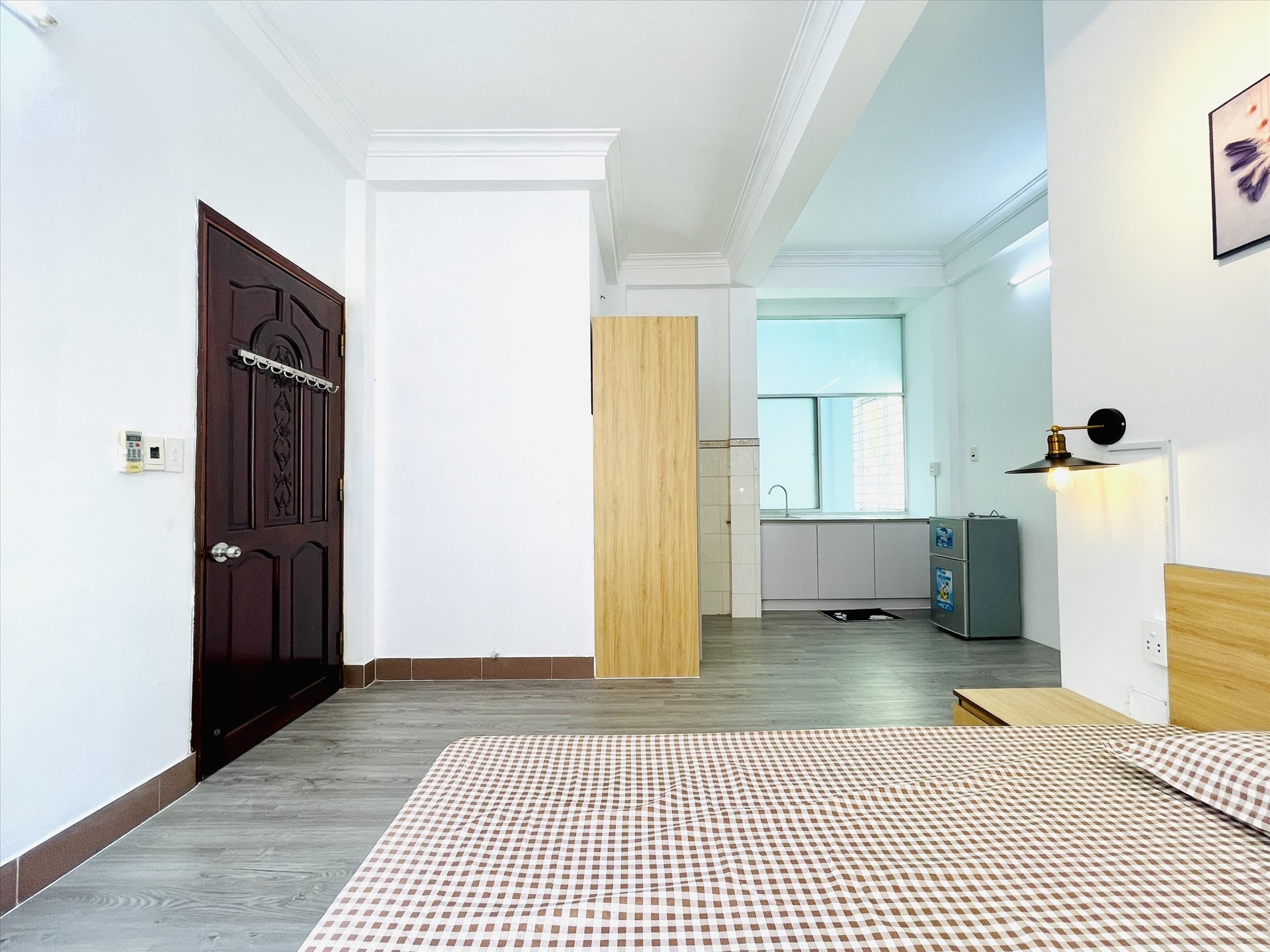 Phòng trọ Studio 30m2 tại NQ Housing Đặng Dung - Quận 1 - Phòng ngủ