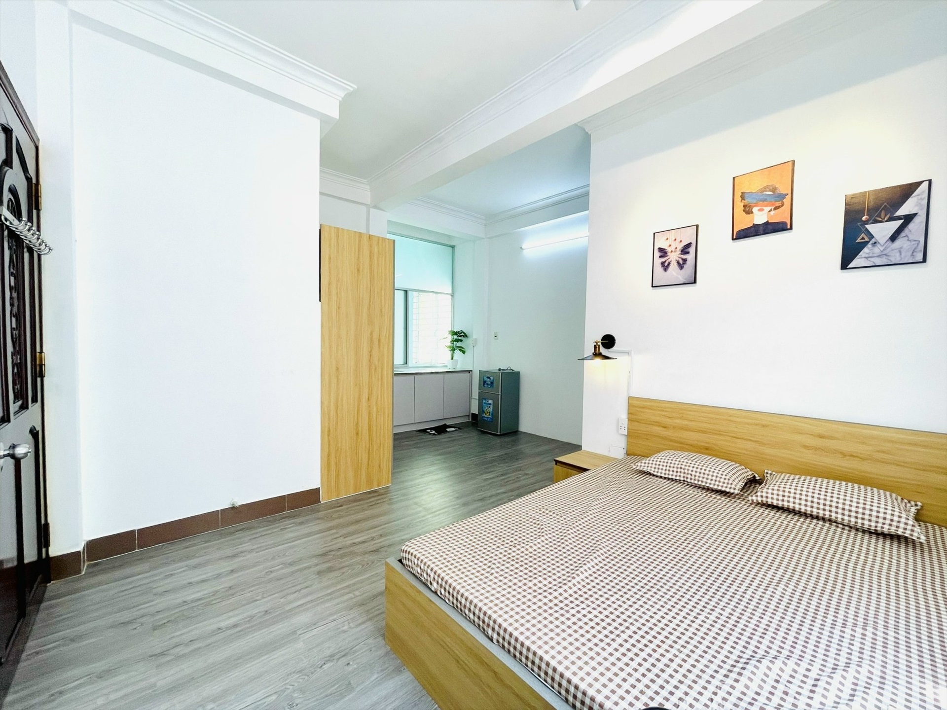 Phòng trọ Studio 30m2 tại NQ Housing Đặng Dung - Quận 1 - Phòng ngủ