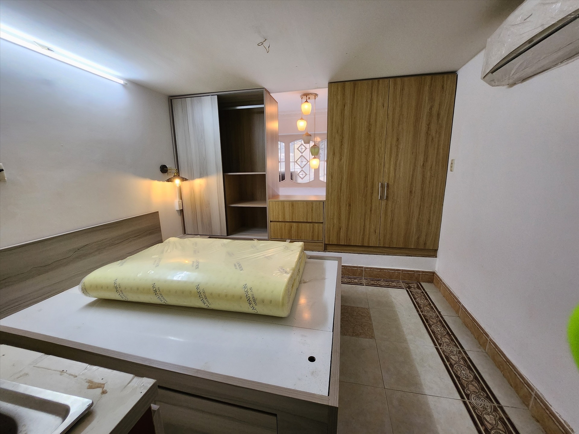 Phòng trọ Studio 15m2 tại NQ Housing Hai Bà Trưng - Quận 1 - Phòng ngủ