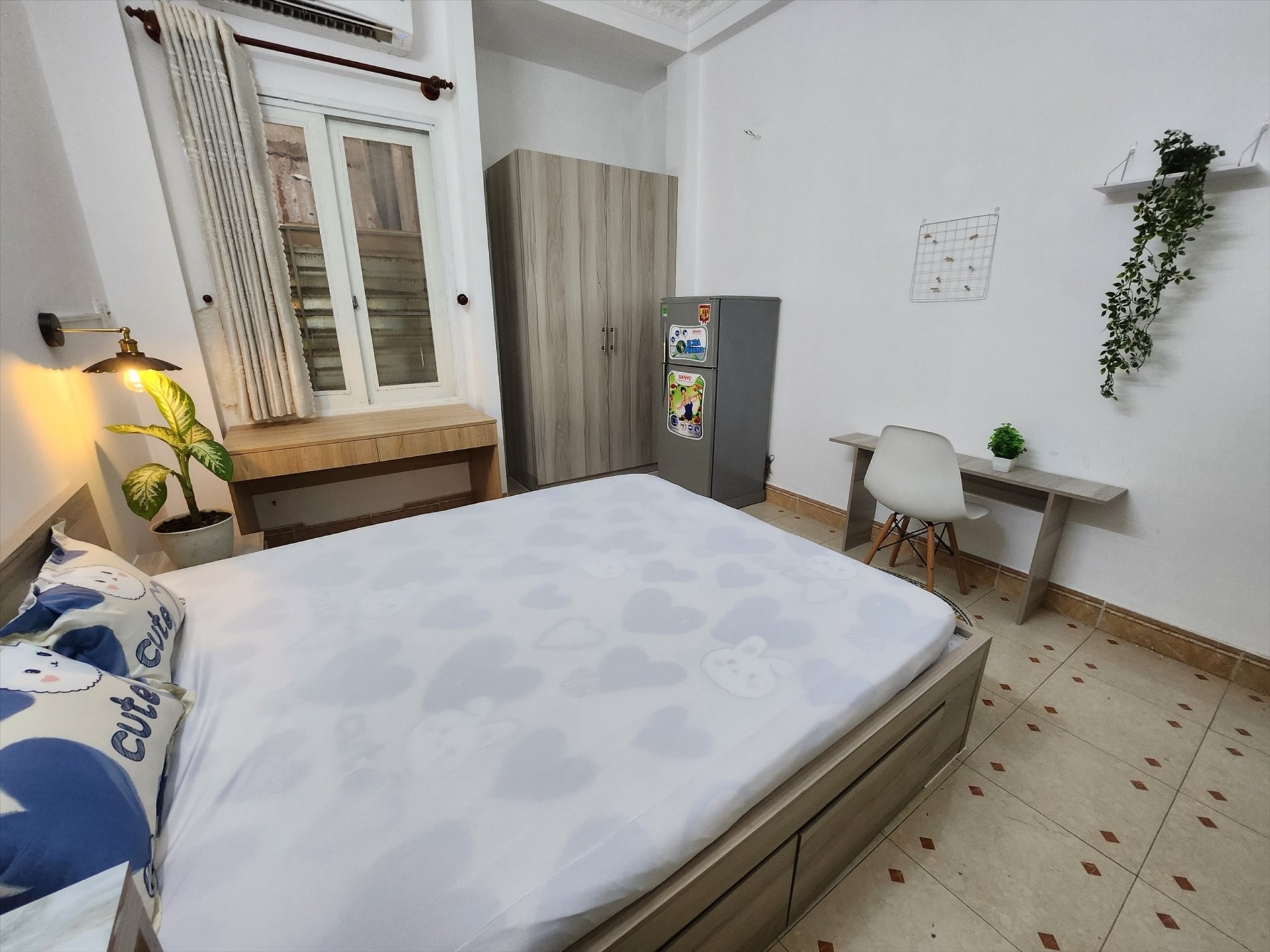 Phòng trọ Studio 25m2 tại NQ Housing Hai Bà Trưng - Quận 1 - Phòng ngủ