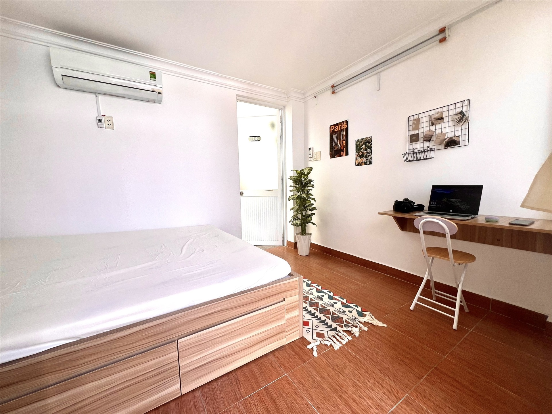 Phòng trọ 1 Phòng ngủ 35m2 tại NQ Housing Hoa Hồng - Phú Nhuận - Phòng ngủ