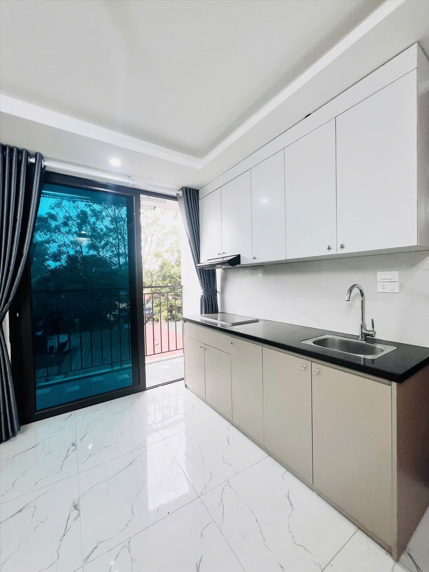 Phòng trọ Studio 30m2 tại QM Housing Apartment Phú Đô - Nam Từ Liêm - Phòng bếp