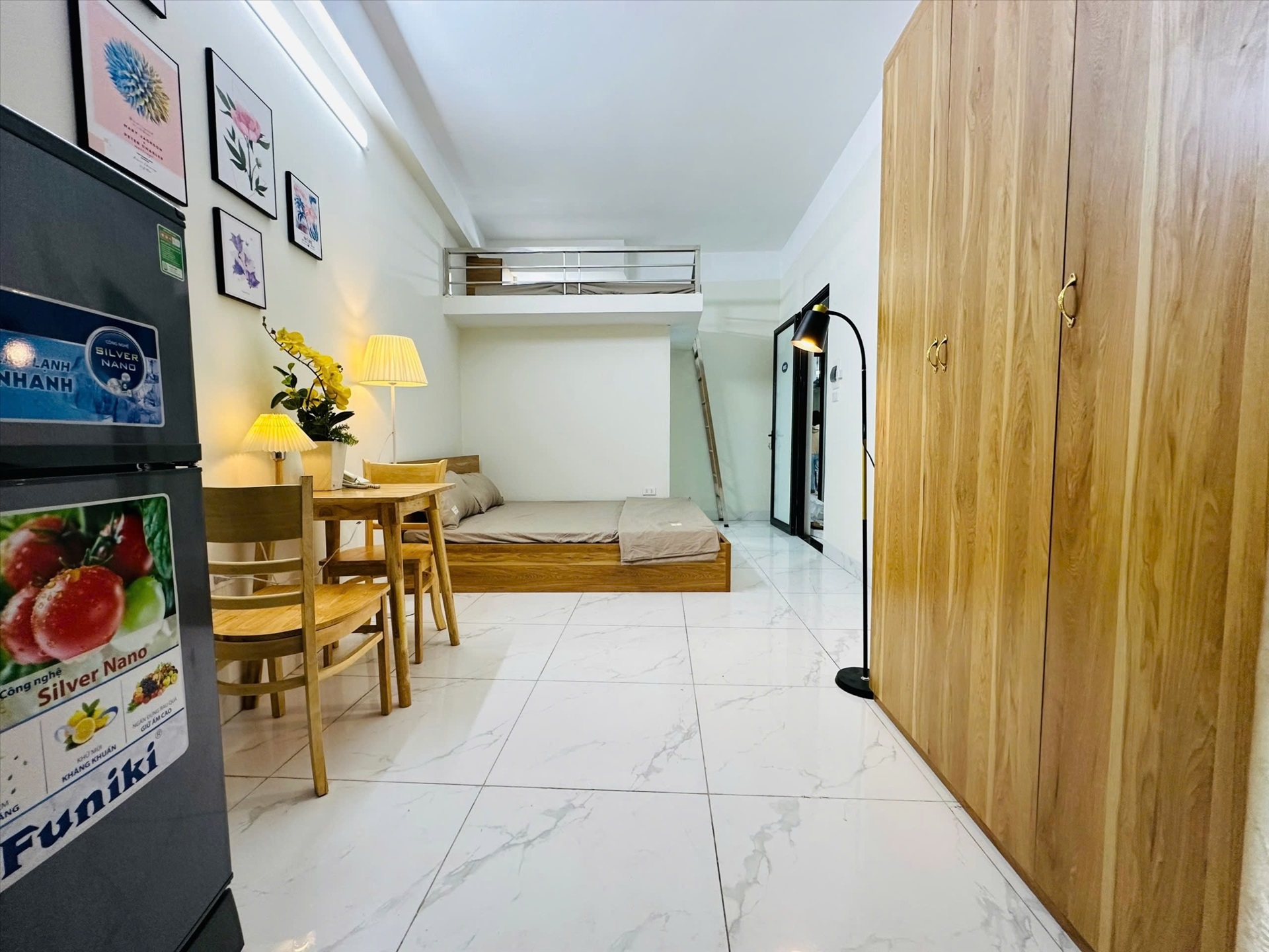 Phòng trọ Duplex 20m2 tại AV Homes Trần Thái Tông - Cầu Giấy - Phòng ngủ