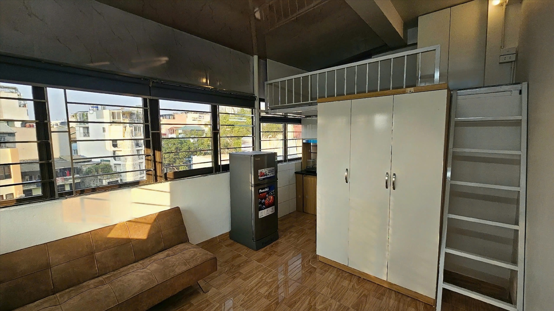 Phòng trọ Duplex 28m2 tại AV Homes Đội Cấn - Ba Đình - Phòng khách
