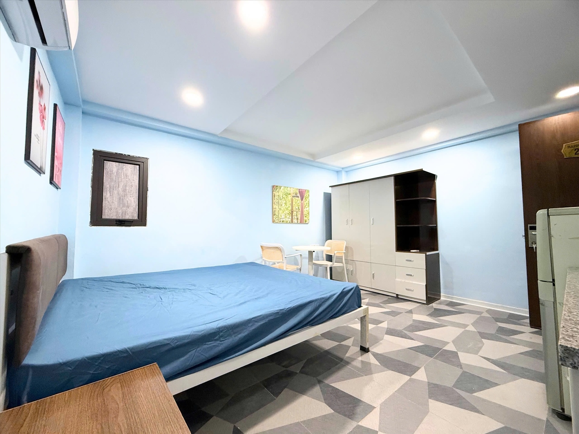 Phòng trọ Studio 30m2 tại Kevin Apartment Trần Duy Hưng - Cầu Giấy - Phòng ngủ