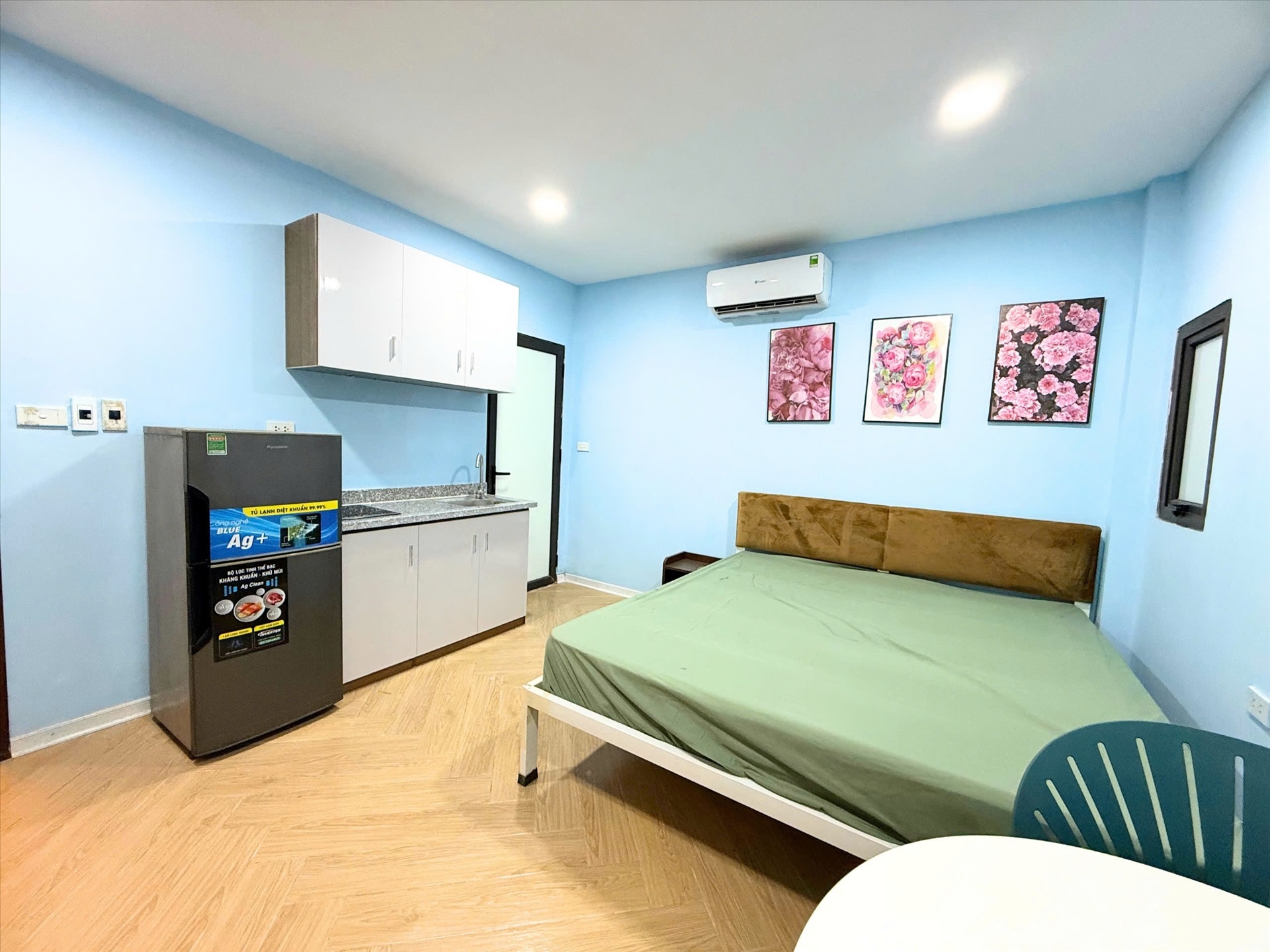 Phòng trọ Studio 30m2 tại Kevin Apartment Trần Duy Hưng - Cầu Giấy - Phòng bếp