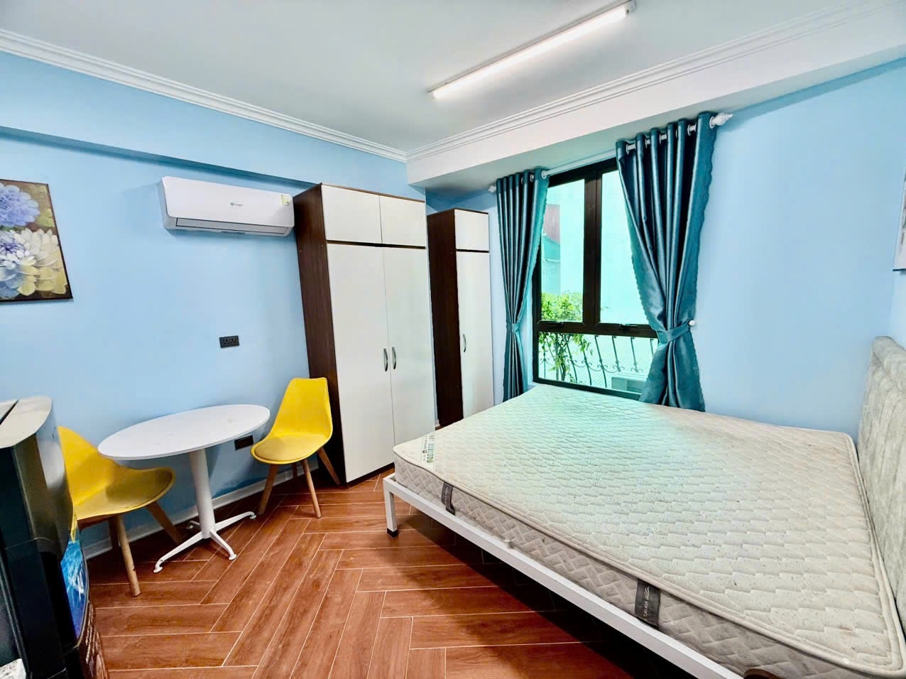 Phòng trọ Studio 30m2 tại Kevin Apartment Trần Duy Hưng - Cầu Giấy - Phòng ngủ