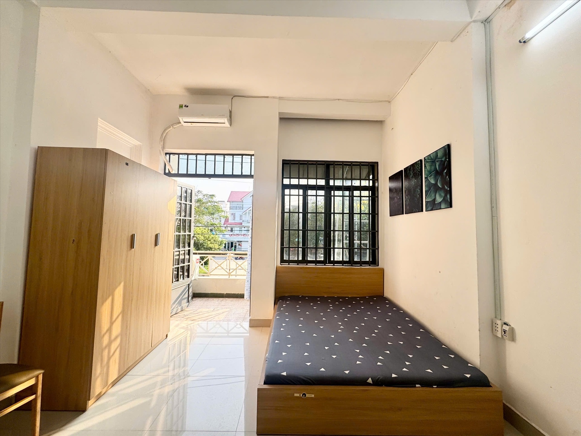 Phòng trọ Studio 30m2 tại MP Houes Đường D9 - Tân Phú - Phòng ngủ