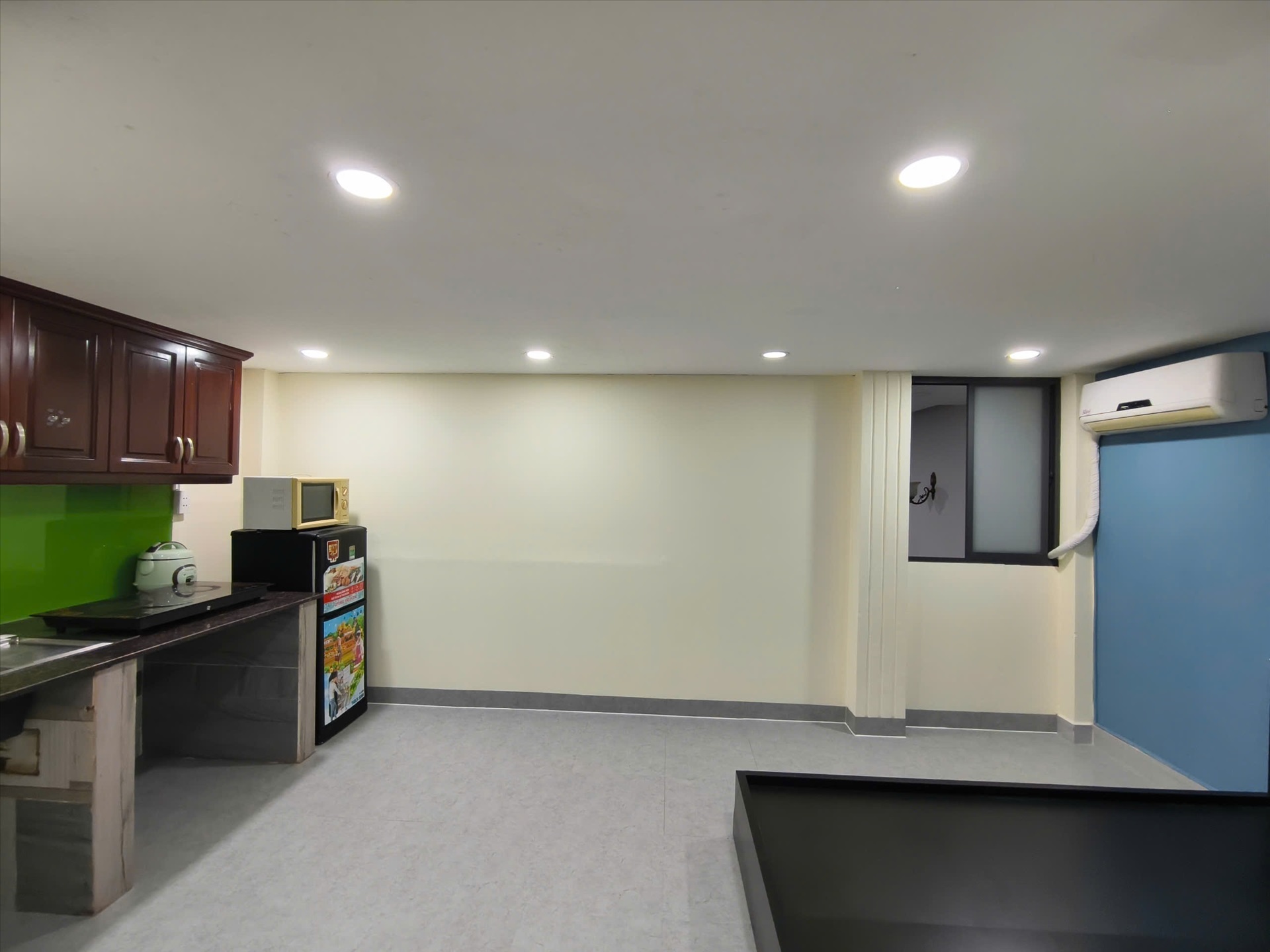 Phòng trọ Studio 20m2 tại AT House Tân Thuận Tây - Quận 7 - Phòng ngủ