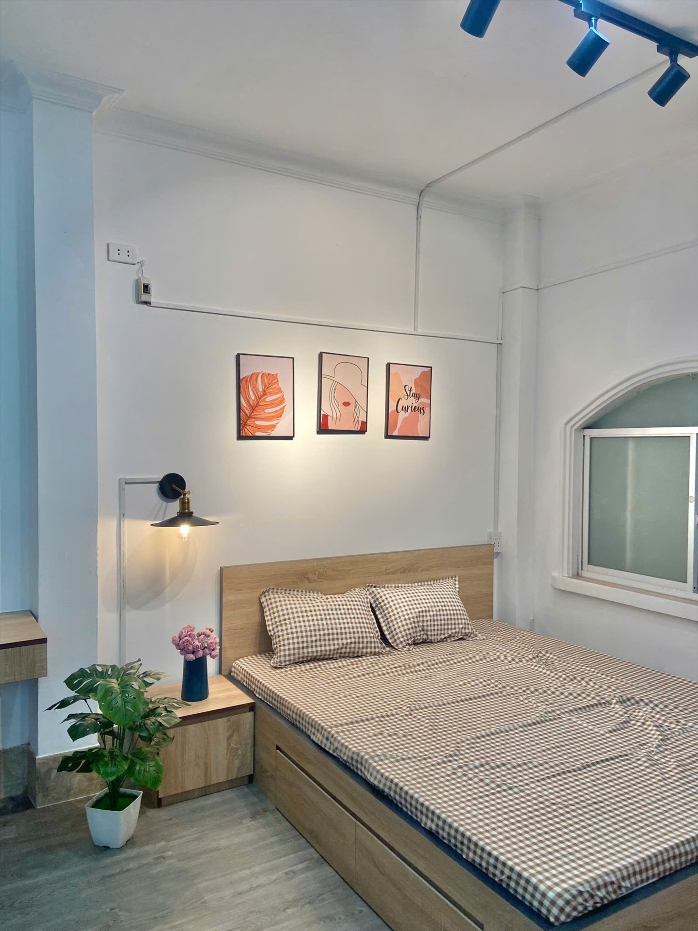 Phòng trọ Studio 40m2 tại NQ Housing Đặng Dung - Quận 1 - Phòng ngủ