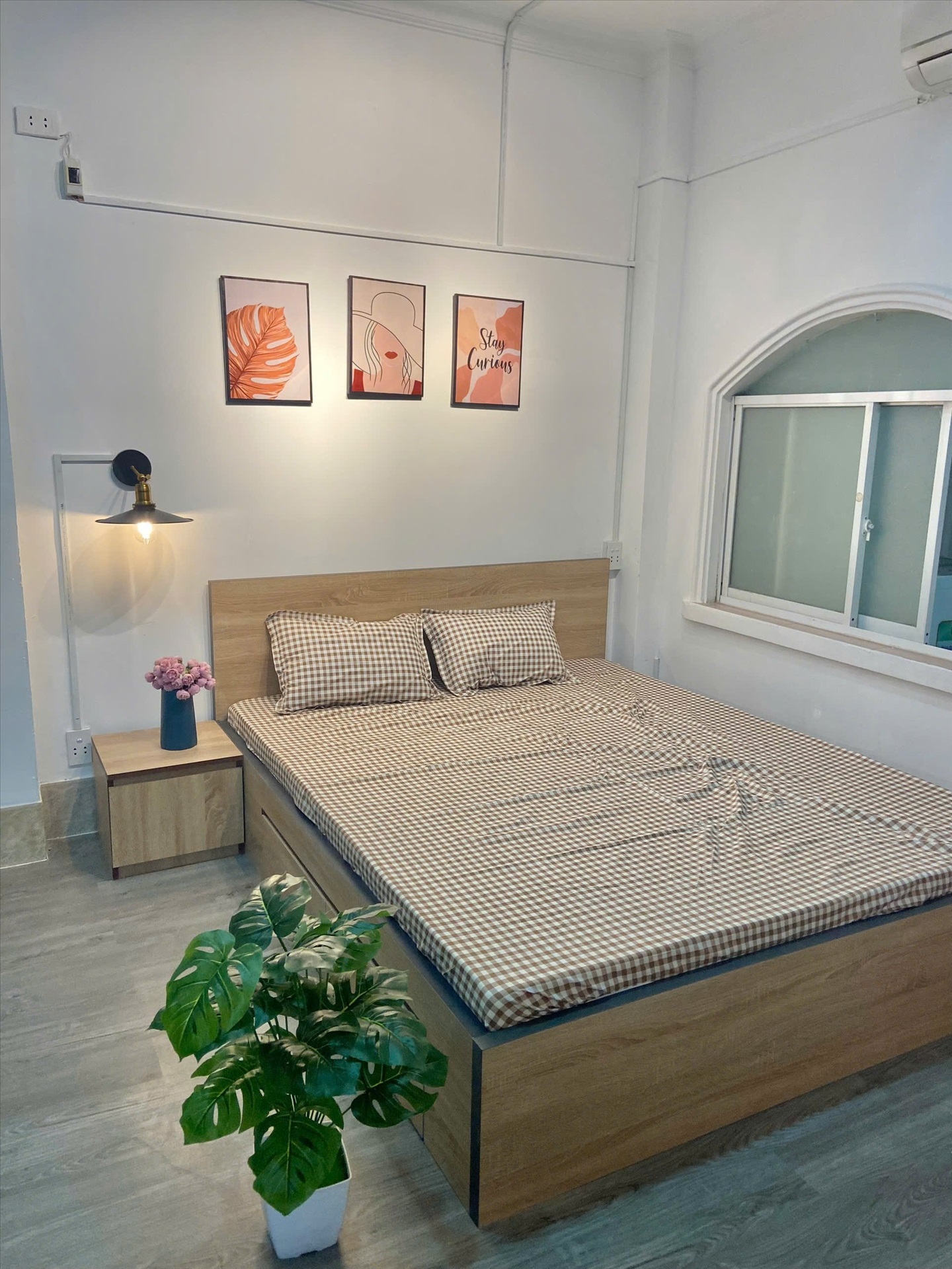 Phòng trọ Studio 40m2 tại NQ Housing Đặng Dung - Quận 1 - Phòng ngủ