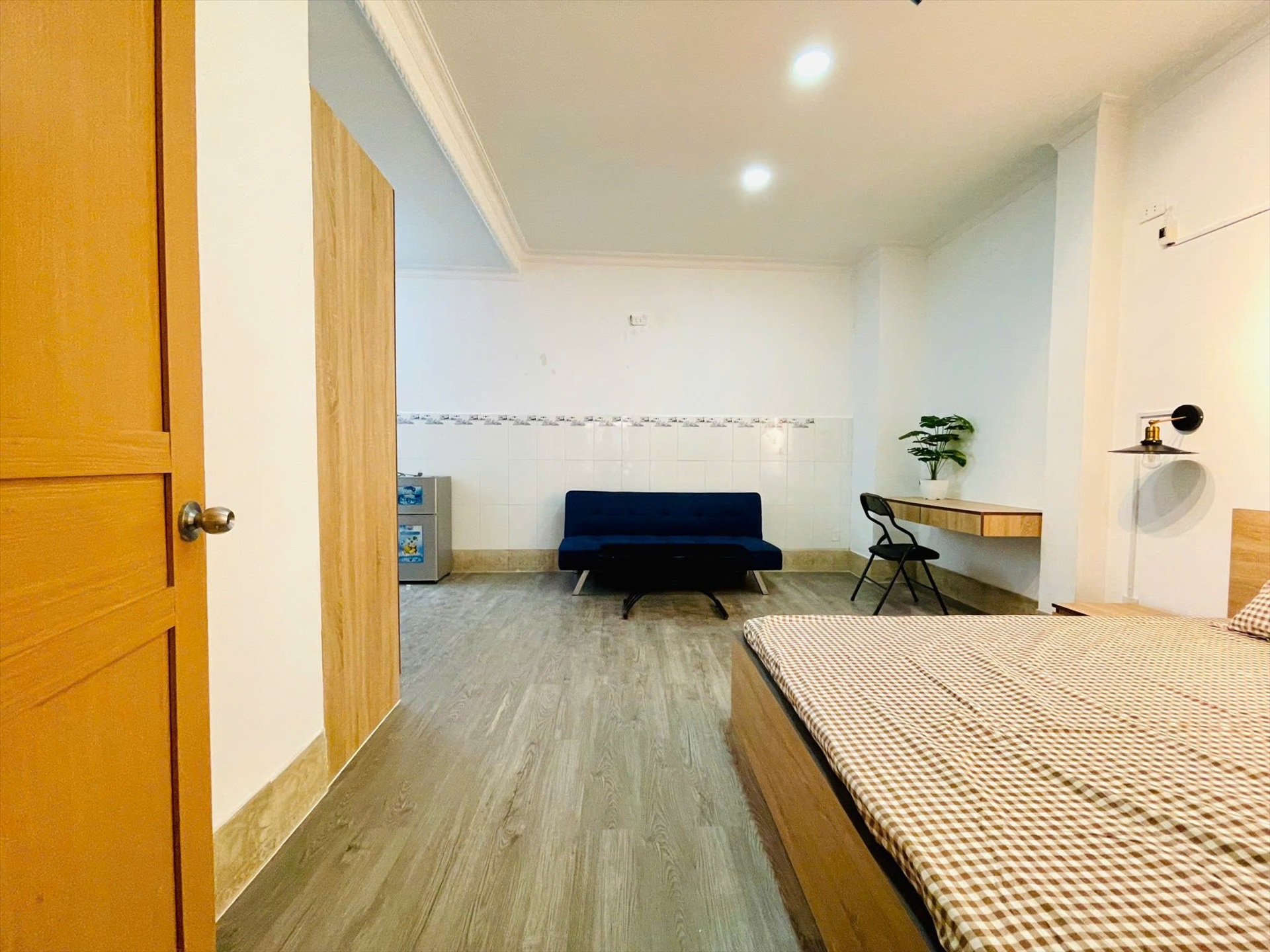 Phòng trọ Studio 40m2 tại NQ Housing Đặng Dung - Quận 1 - Phòng ngủ