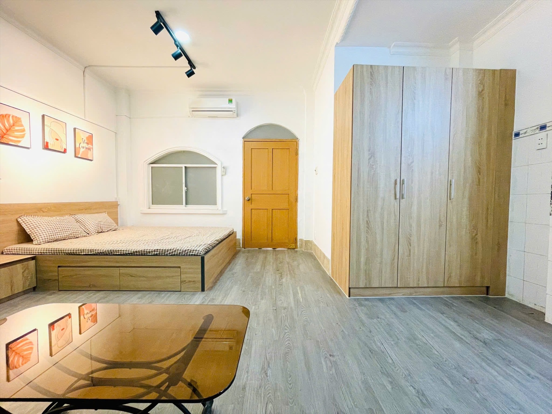 Phòng trọ Studio 40m2 tại NQ Housing Đặng Dung - Quận 1 - Phòng ngủ