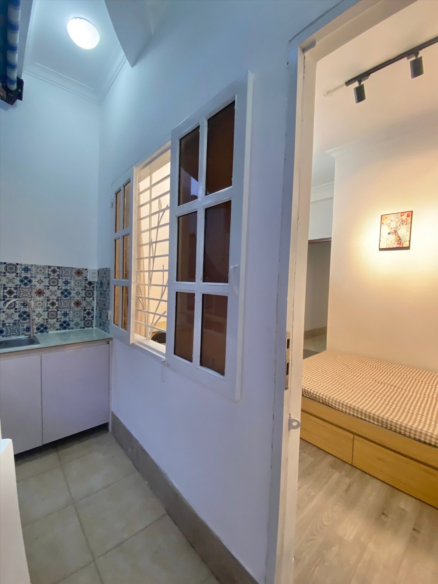 Phòng trọ Studio 18m2 tại NQ Housing Đặng Dung - Quận 1 - Ban công