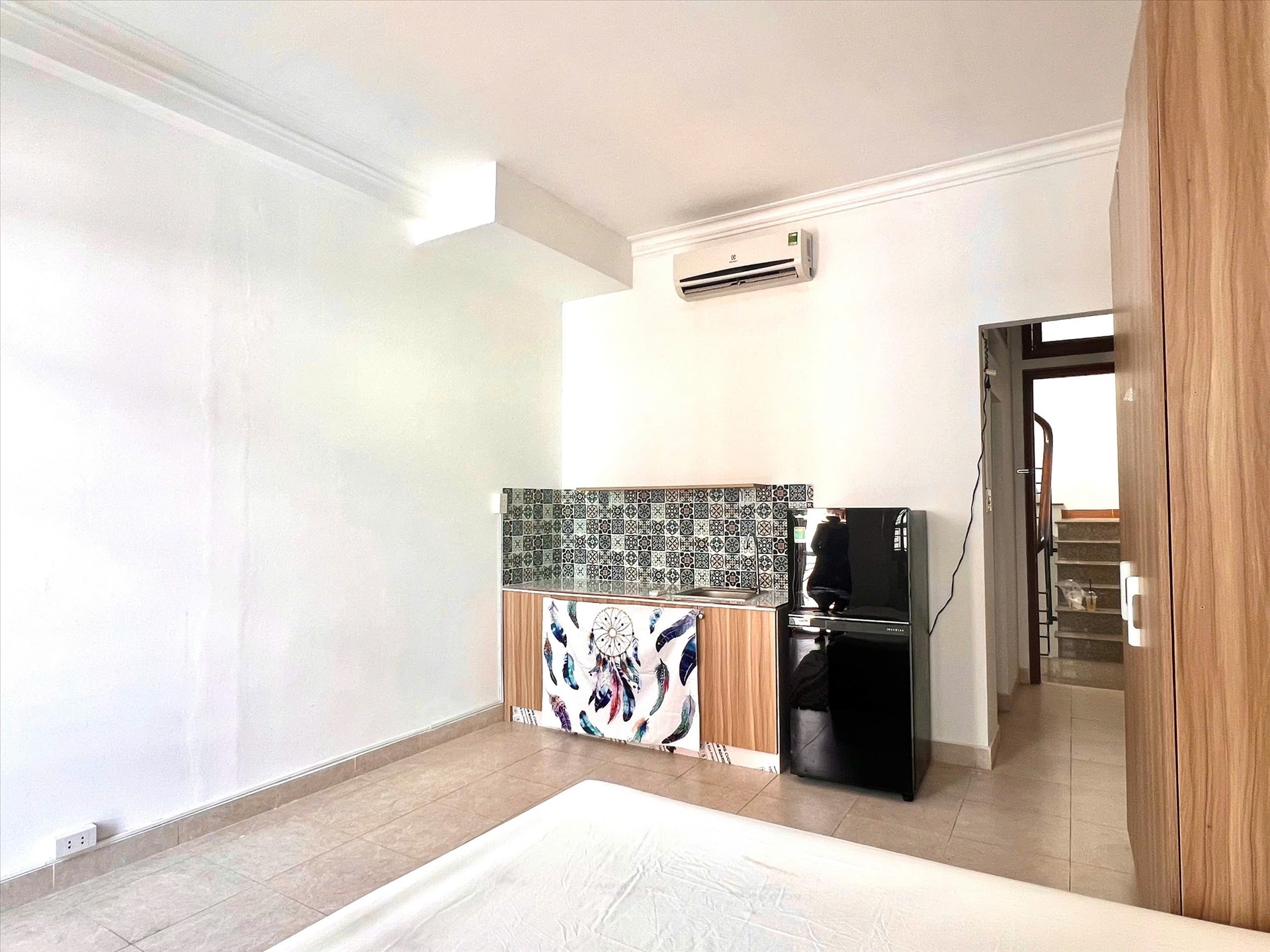 Phòng trọ Studio 25m2 tại NQ Housing Hoa Hồng - Phú Nhuận - Phòng ngủ