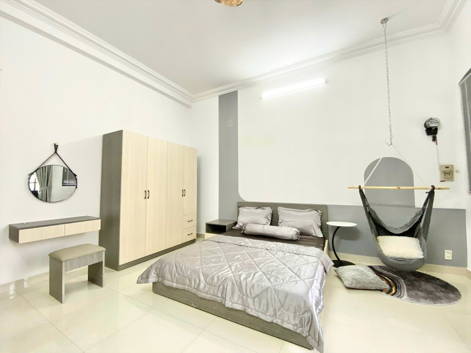 Phòng trọ Studio 25m2 tại CNB Room Nguyễn Trọng Lội - Tân Bình - Phòng khách