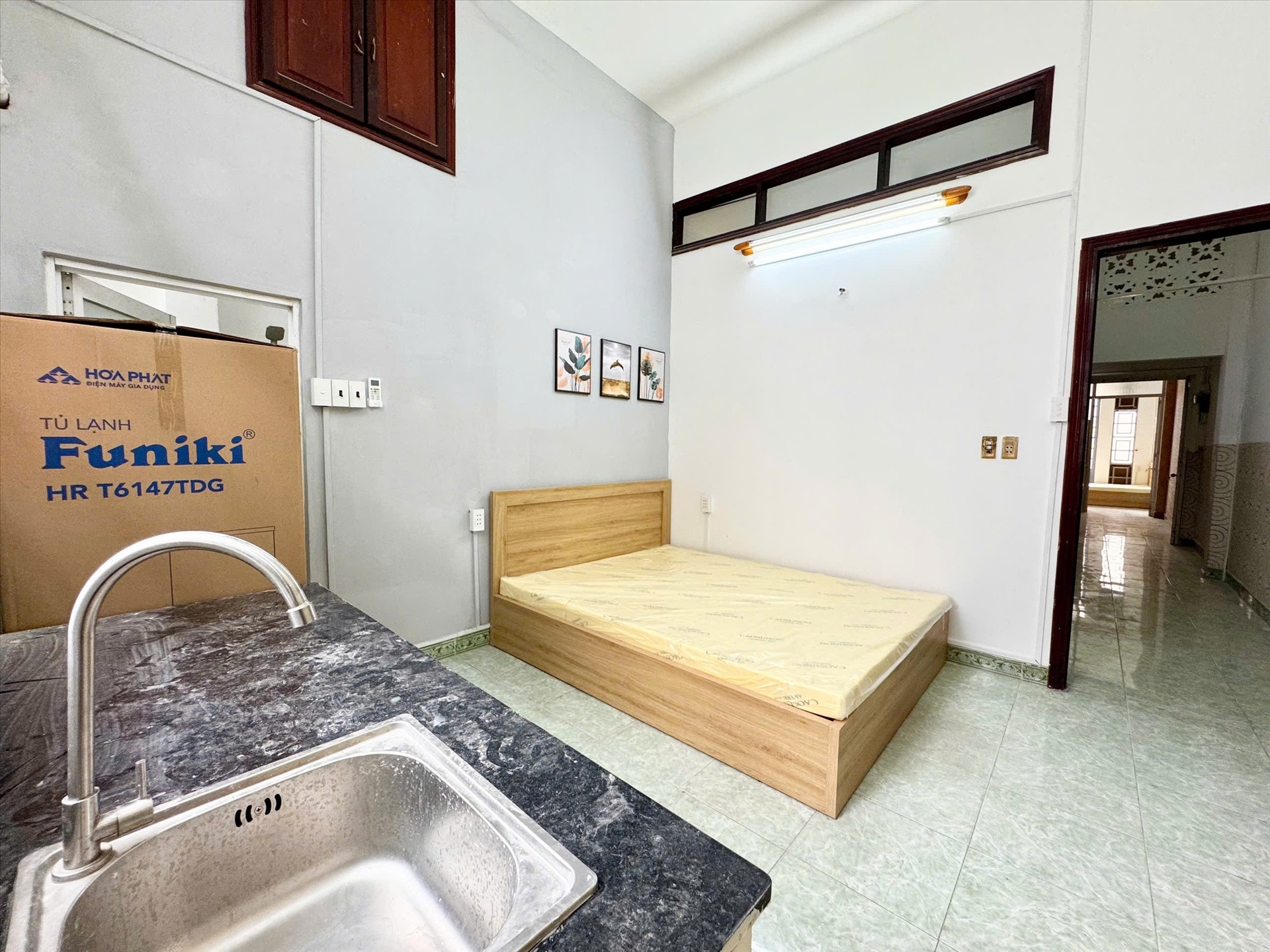 Phòng trọ Studio 25m2 tại MP House Lê Lư - Tân Phú - Phòng ngủ
