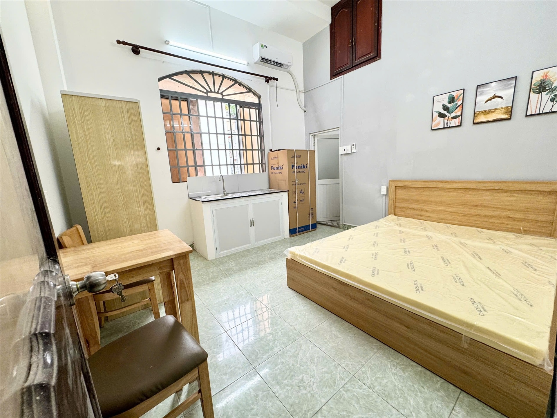 Phòng trọ Studio 25m2 tại MP House Lê Lư - Tân Phú - Phòng bếp