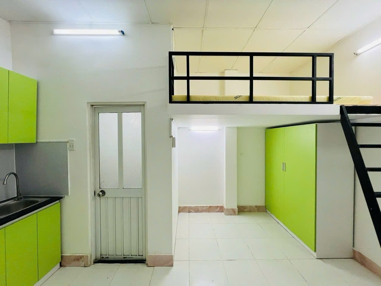 Phòng trọ Duplex 25m2 tại Maison House Cách Mạng Tháng 8 - Quận 3 - Phòng ngủ