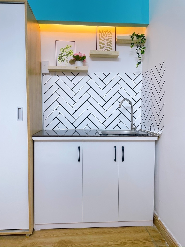 Phòng trọ Studio 20m2 tại AV House 2 Thạnh Lộc 29 - Quận 12 - Phòng ngủ