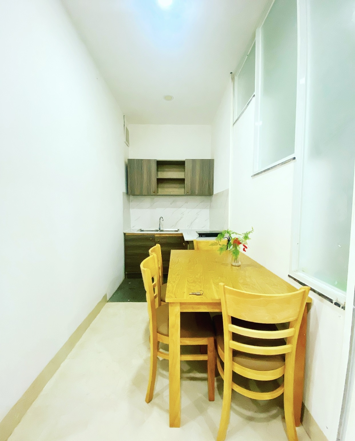 Phòng trọ Studio 25m2 tại AC House Đường số 5 - Gò Vấp - Phòng bếp