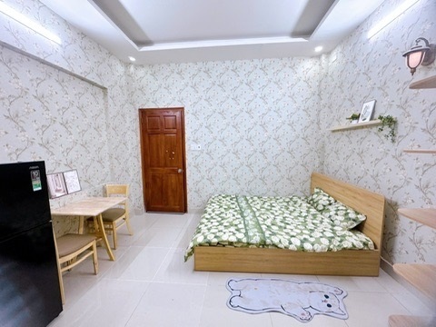Phòng trọ Studio 30m2 tại AV House A Hà Huy Giáp - Quận 12 - Phòng ngủ