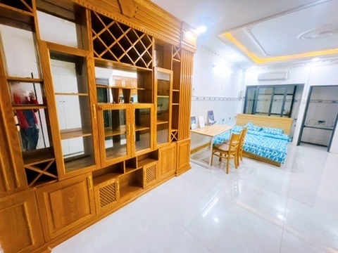 Phòng trọ Studio 30m2 tại AV House Đường số 9 - Bình Tân - Phòng ngủ