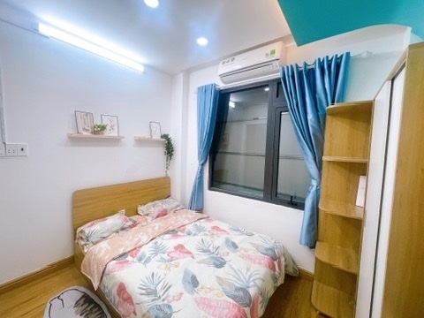 Phòng trọ Studio 20m2 tại AV House 2 Thạnh Lộc 29 - Quận 12 - Phòng ngủ