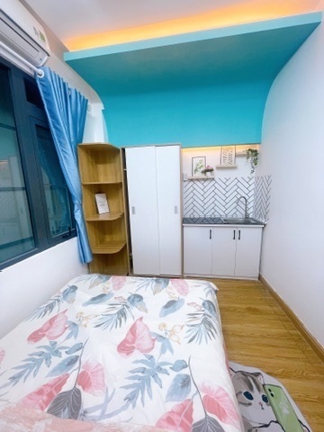 Phòng trọ Studio 20m2 tại AV House 2 Thạnh Lộc 29 - Quận 12 - Phòng ngủ