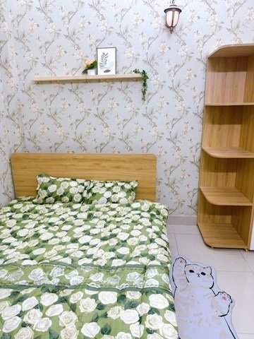 Phòng trọ Studio 30m2 tại AV House A Hà Huy Giáp - Quận 12 - Phòng ngủ