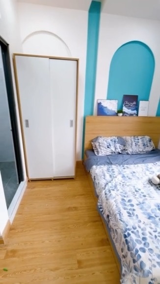 Phòng trọ Studio 20m2 tại AV House 2 Thạnh Lộc 29 - Quận 12 - Phòng ngủ